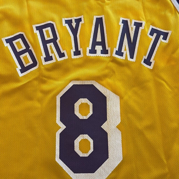 Vintage 1996 Champion Los Angeles Lakers Kobe Bryant Jersey - Picture 6 of 6